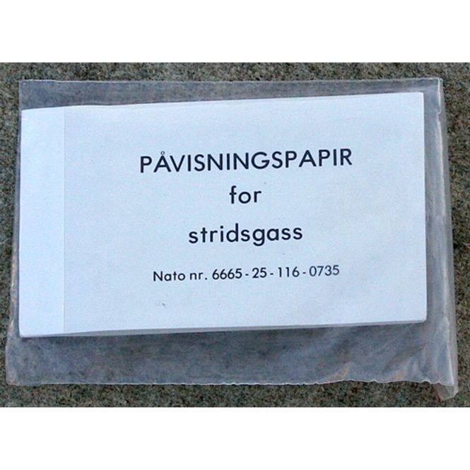 Hovedbilde PÅVISNINGSPAPIR/STRIDSGASS